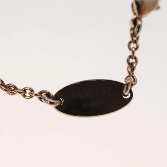 LOUIS VUITTON Collier LV Necklace metal Pink gold - Picture 14 of 16